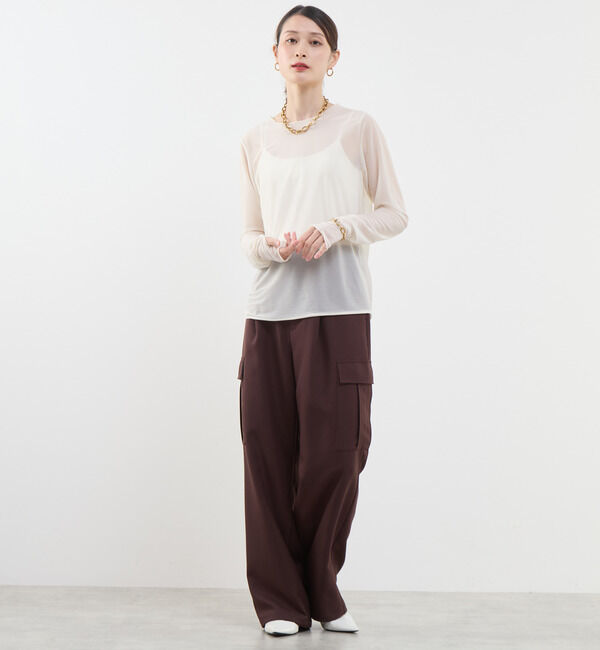 Soffitto「ストレッチきれい目カーゴパンツ」|カーゴ|