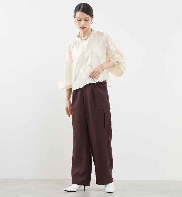 Soffitto「ストレッチきれい目カーゴパンツ」|カーゴ|
