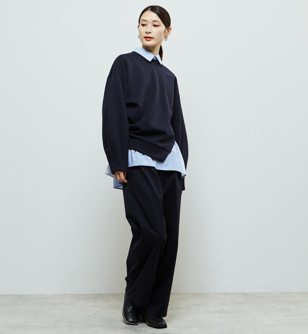 Soffitto「アシンメトリーサイドスリットスウェット」|スウェット・ジャージ|