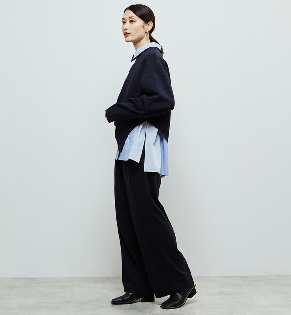 Soffitto「アシンメトリーサイドスリットスウェット」|スウェット・ジャージ|