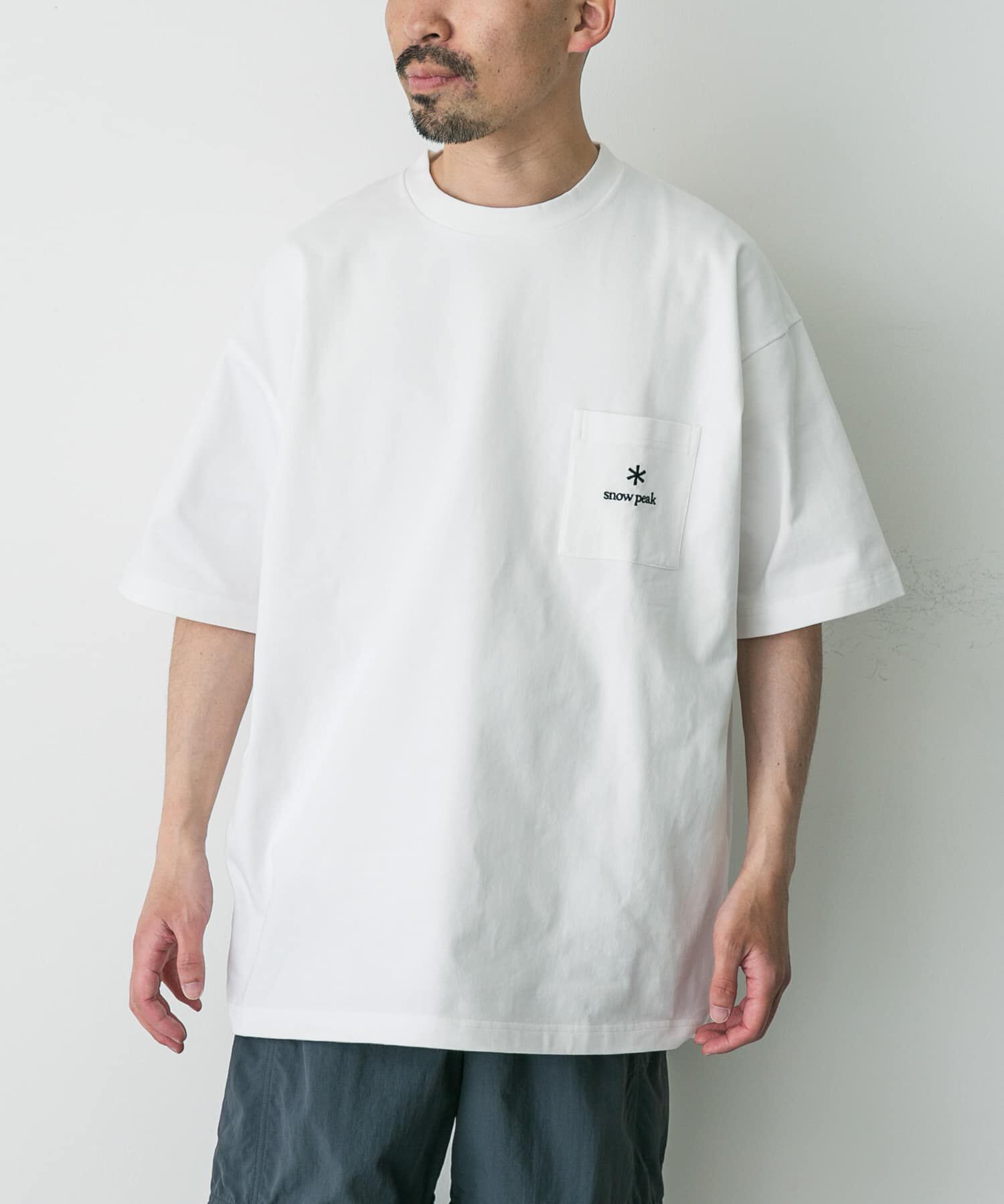 URBAN RESEARCH DOORS「『別注』Snow Peak Apparel&times;DOORS　Pocket Logo T-shirts」|Tシャツ・カットソー|