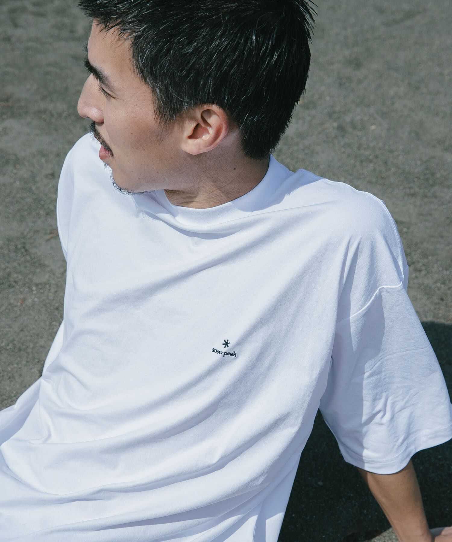 URBAN RESEARCH DOORS「『別注』Snow Peak&times;DOORS　WaterActive Drawstring Tee」|Tシャツ・カットソー|