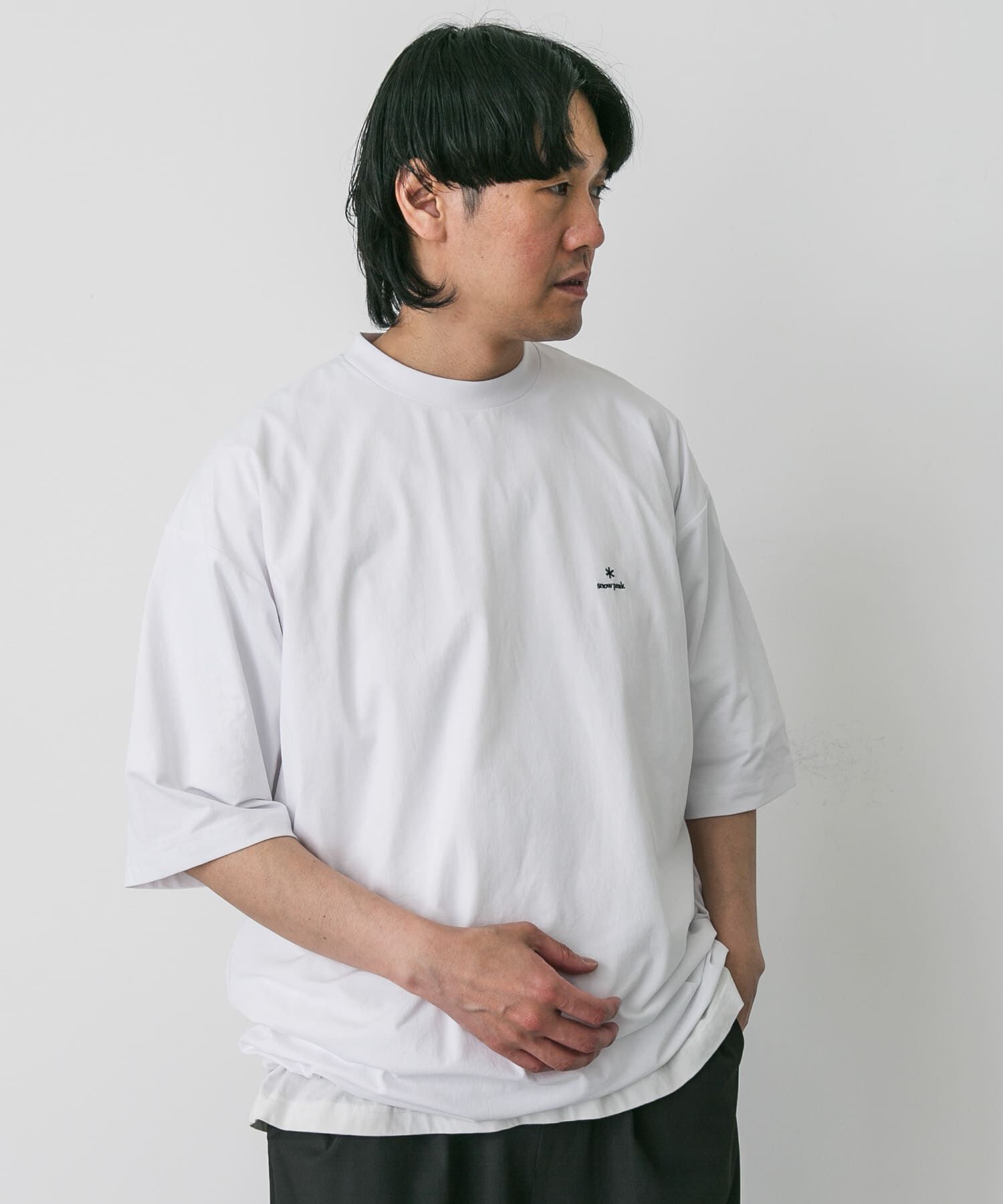 URBAN RESEARCH DOORS「『別注』Snow Peak&times;DOORS　WaterActive Drawstring Tee」|Tシャツ・カットソー|