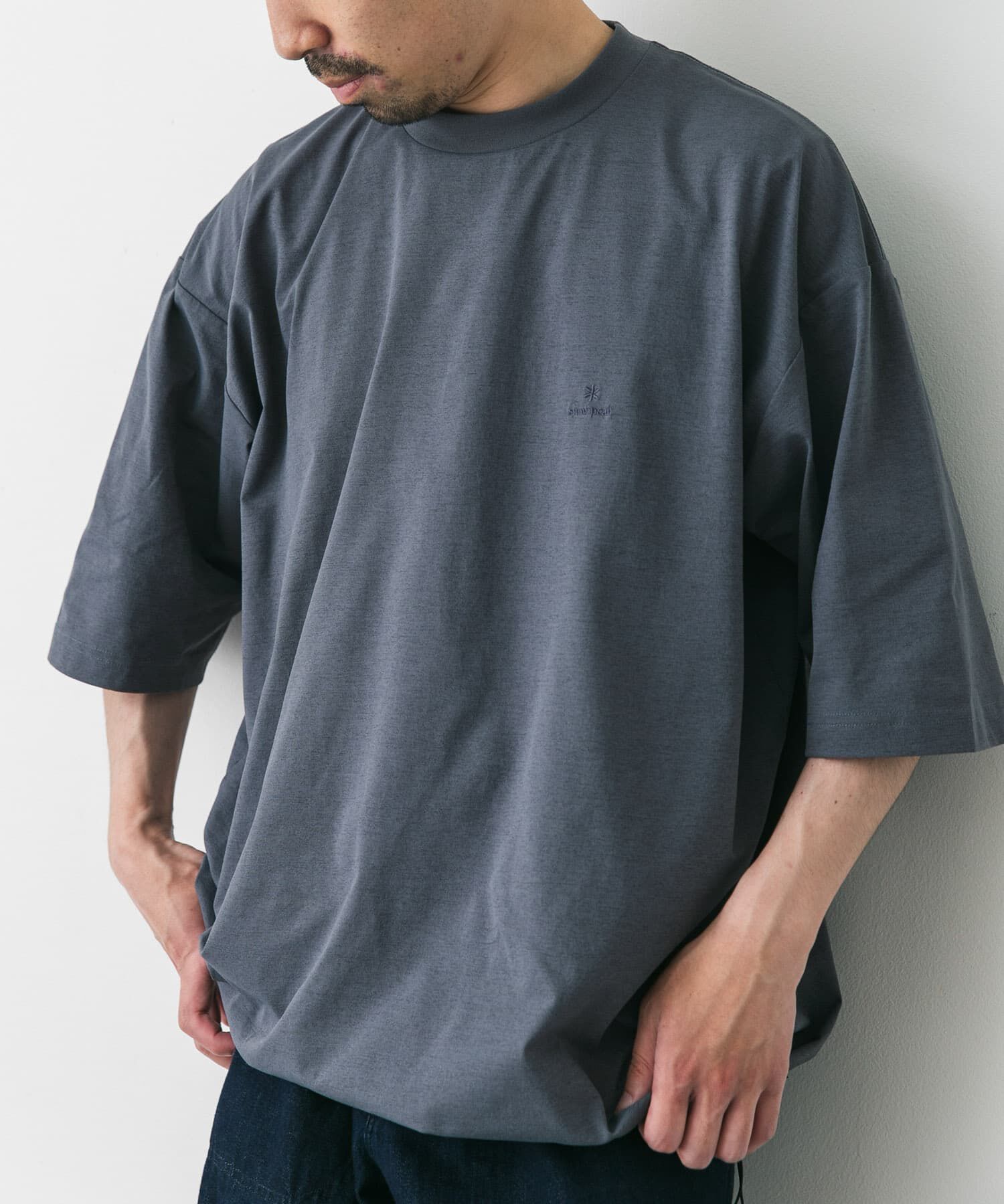 URBAN RESEARCH DOORS「『別注』Snow Peak&times;DOORS　WaterActive Drawstring Tee」|Tシャツ・カットソー|