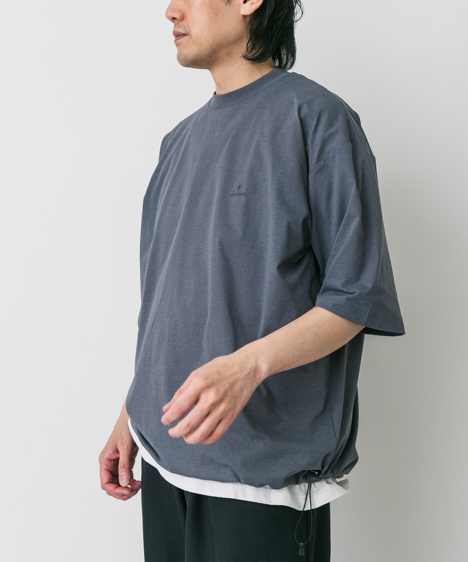 URBAN RESEARCH DOORS「『別注』Snow Peak&times;DOORS　WaterActive Drawstring Tee」|Tシャツ・カットソー|