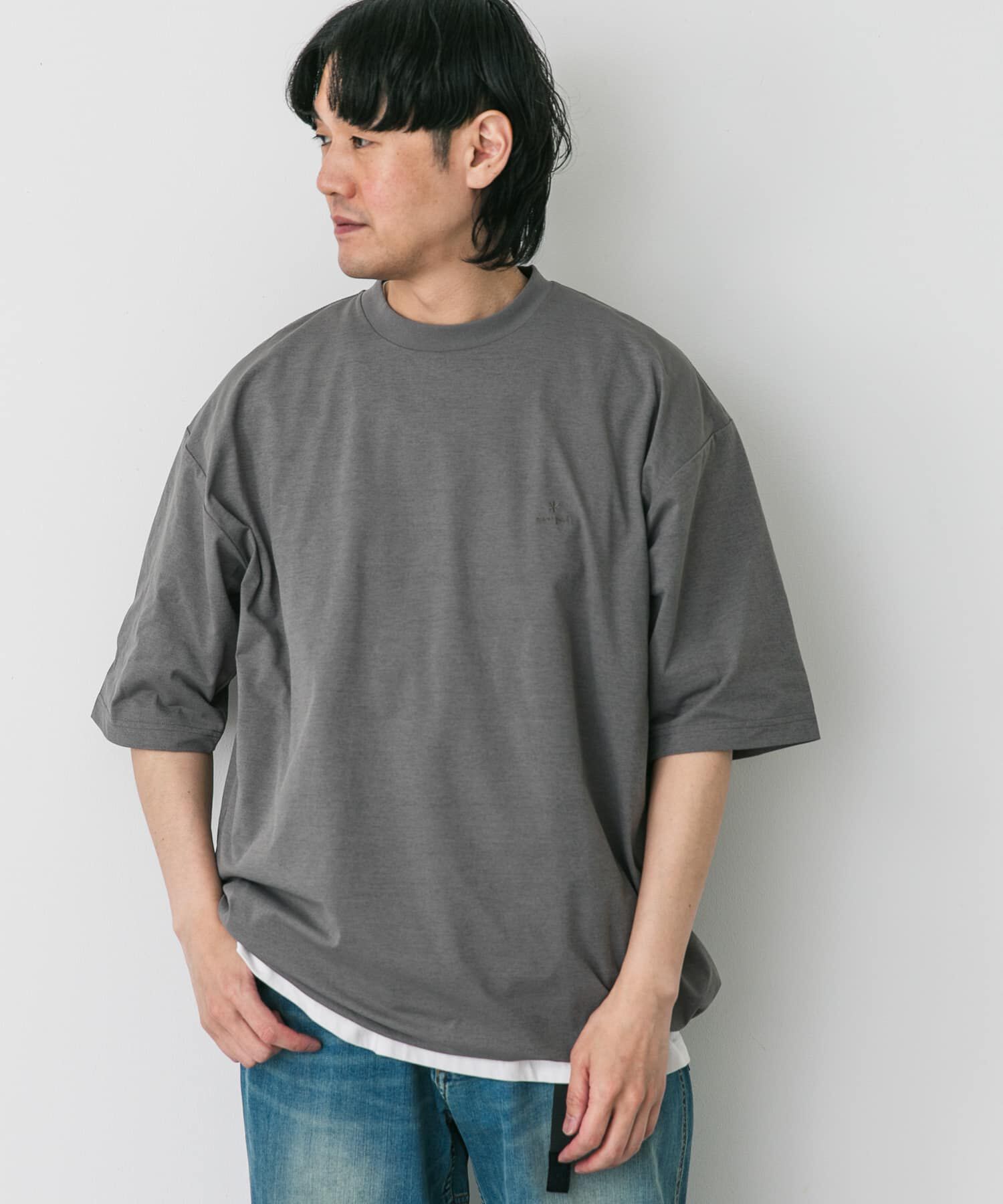 URBAN RESEARCH DOORS「『別注』Snow Peak&times;DOORS　WaterActive Drawstring Tee」|Tシャツ・カットソー|