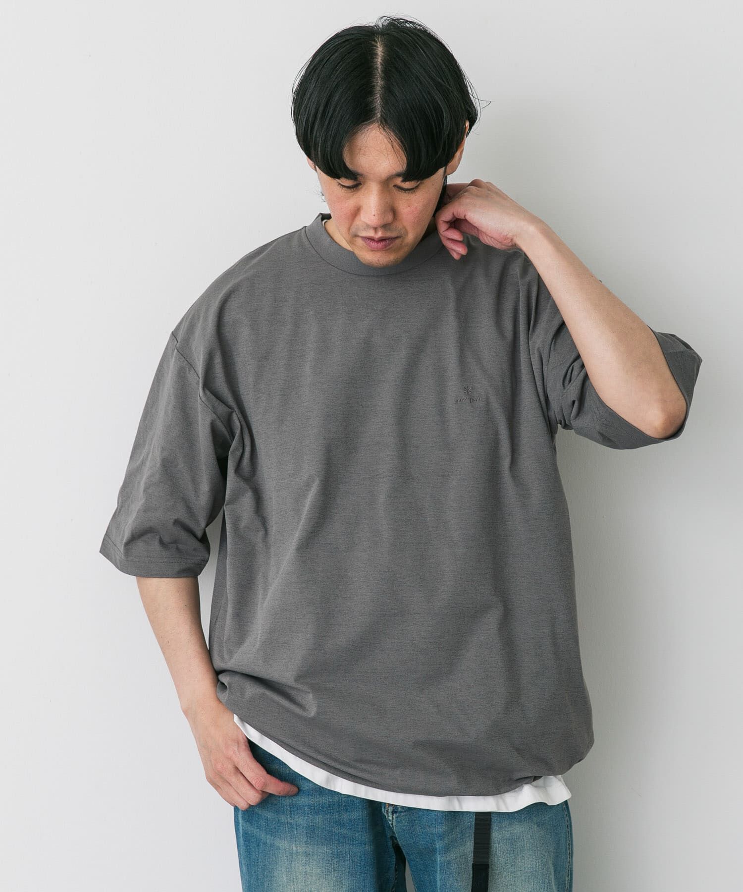 URBAN RESEARCH DOORS「『別注』Snow Peak&times;DOORS　WaterActive Drawstring Tee」|Tシャツ・カットソー|
