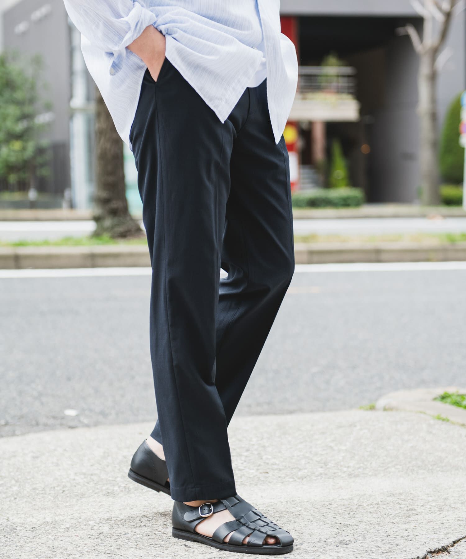 URBAN RESEARCH DOORS「『UR TECH DRYLUXE』『イージーケア/速乾/UVカット』テーパードパンツ」|その他|