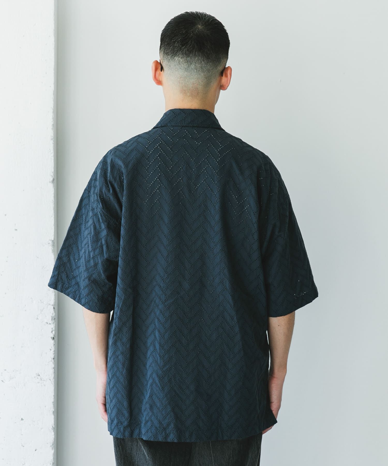 URBAN RESEARCH DOORS「カラミショートスリーブシャツ」|シャツ・ブラウス|