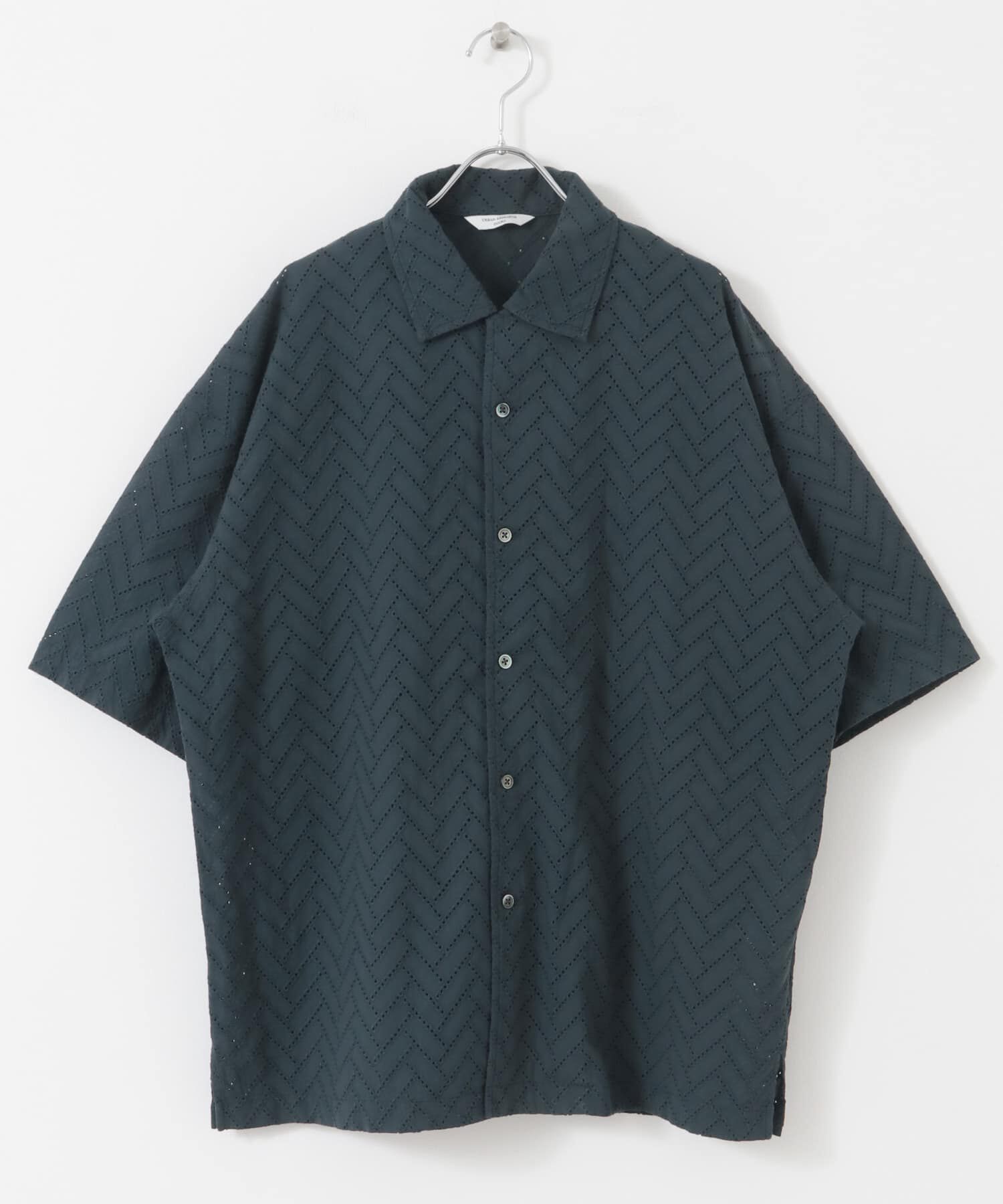 URBAN RESEARCH DOORS「カラミショートスリーブシャツ」|シャツ・ブラウス|