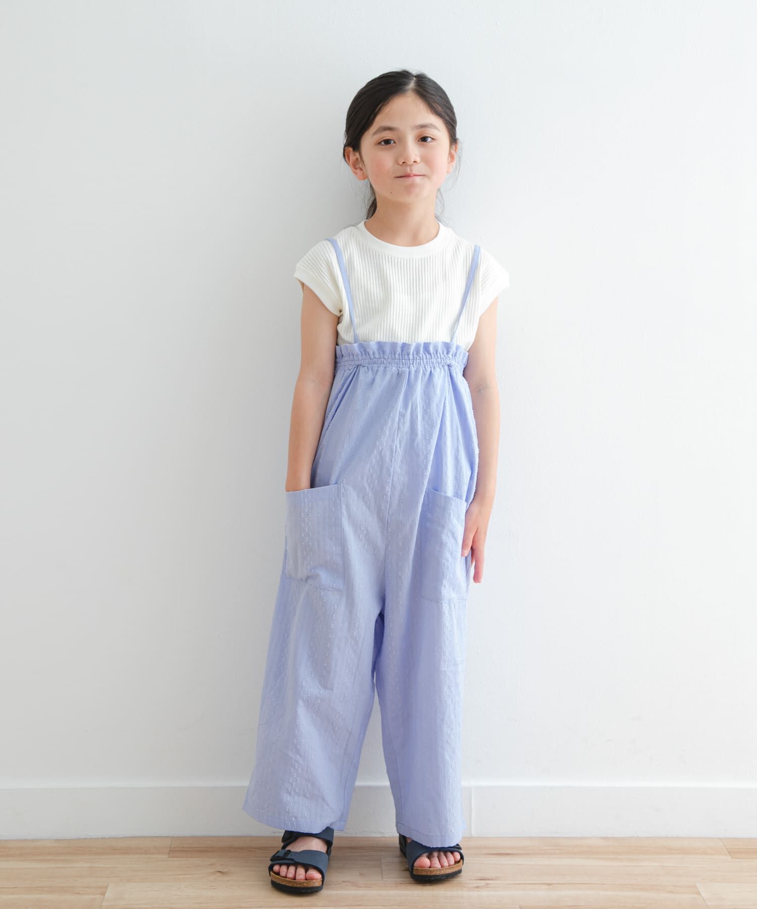 URBAN RESEARCH DOORS「フリルバギーキャミサロペット(KIDS)」|ワンピース|