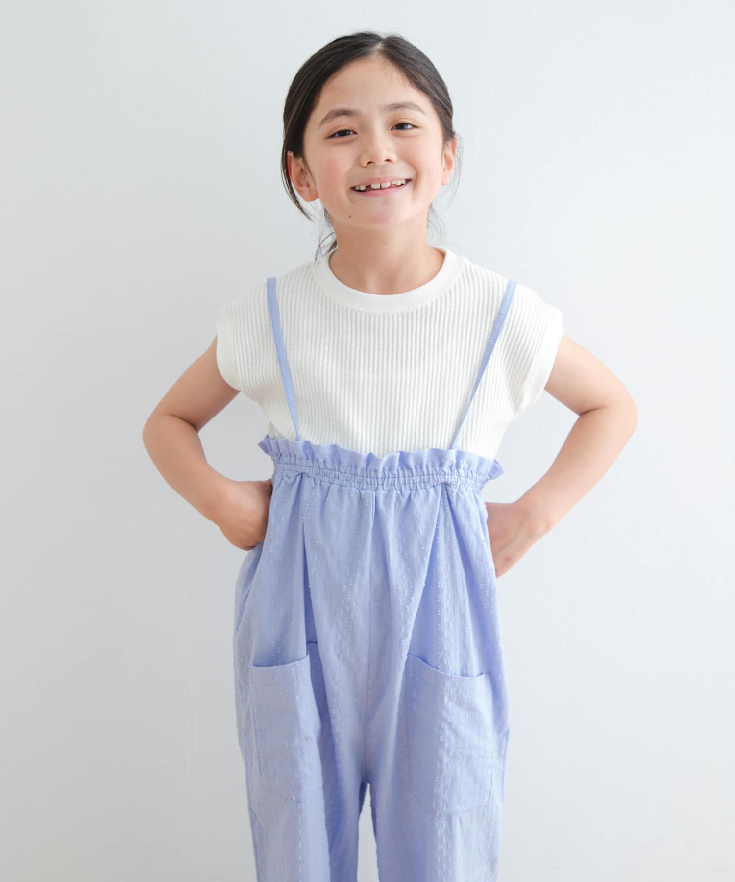 URBAN RESEARCH DOORS「フリルバギーキャミサロペット(KIDS)」|ワンピース|