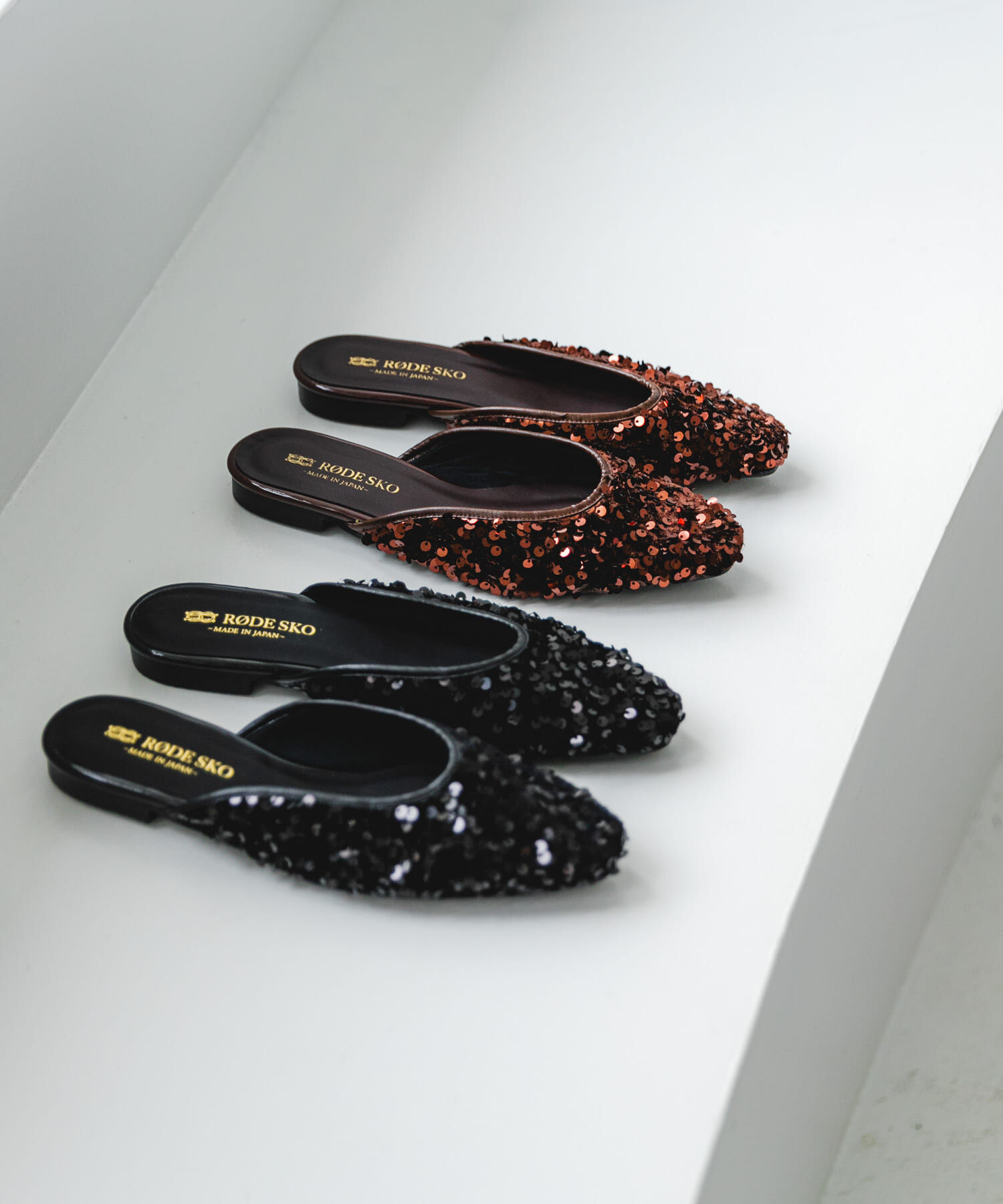 RODE SKO「『MADE IN JAPAN』スパンコールミュール」|その他|