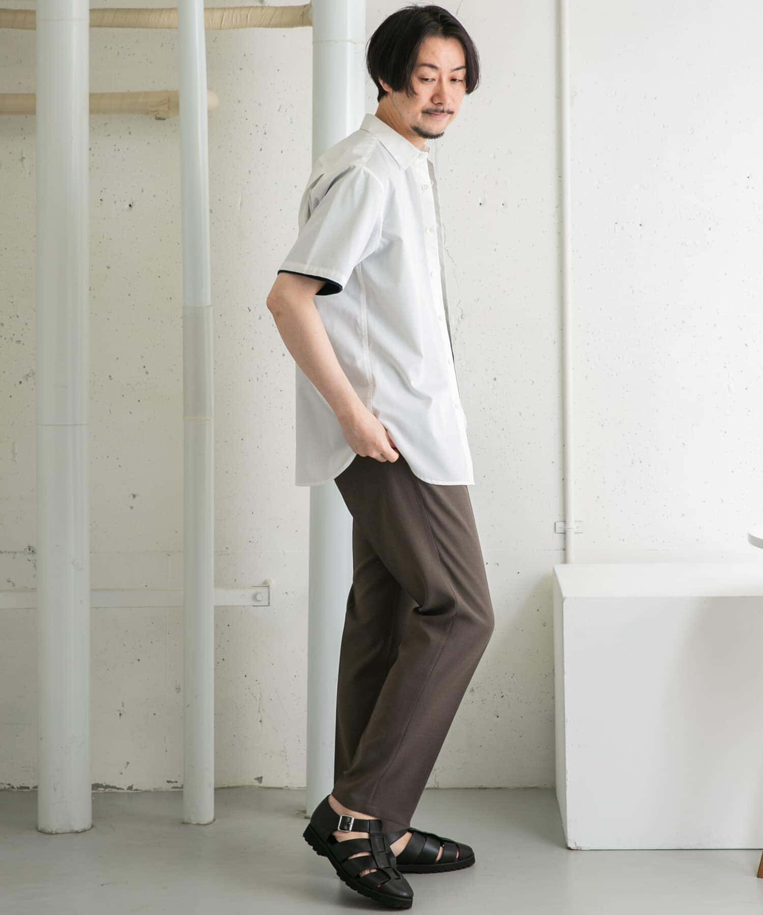 URBAN RESEARCH ROSSO「『防シワ/防臭』『XLサイズあり』ハイパフォーマンスブロード半袖シャツ」|シャツ・ブラウス|