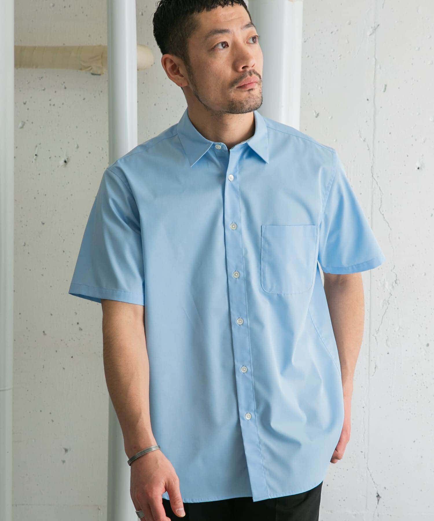 URBAN RESEARCH ROSSO「『防シワ/防臭』『XLサイズあり』ハイパフォーマンスブロード半袖シャツ」|シャツ・ブラウス|