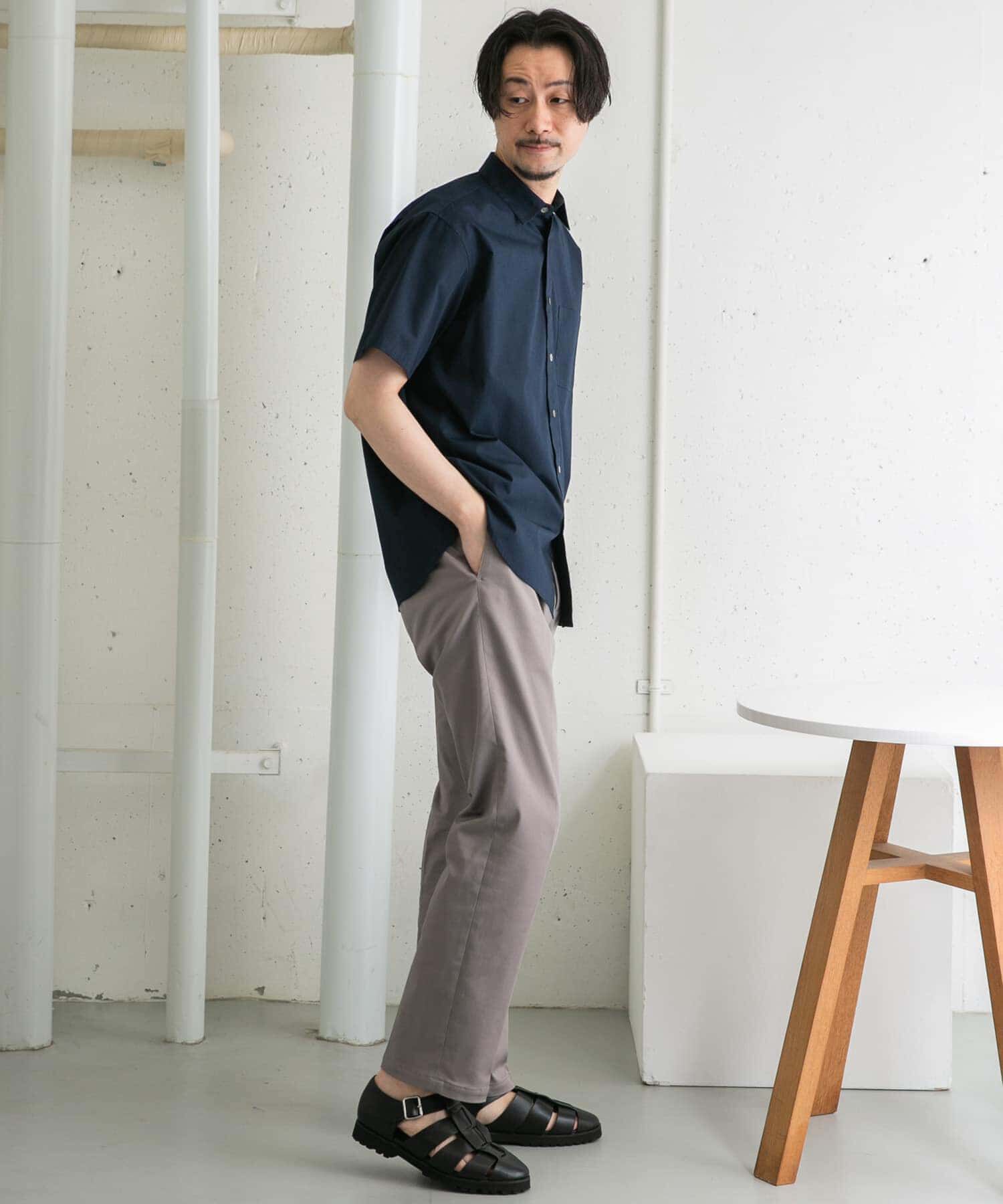 URBAN RESEARCH ROSSO「『防シワ/防臭』『XLサイズあり』ハイパフォーマンスブロード半袖シャツ」|シャツ・ブラウス|