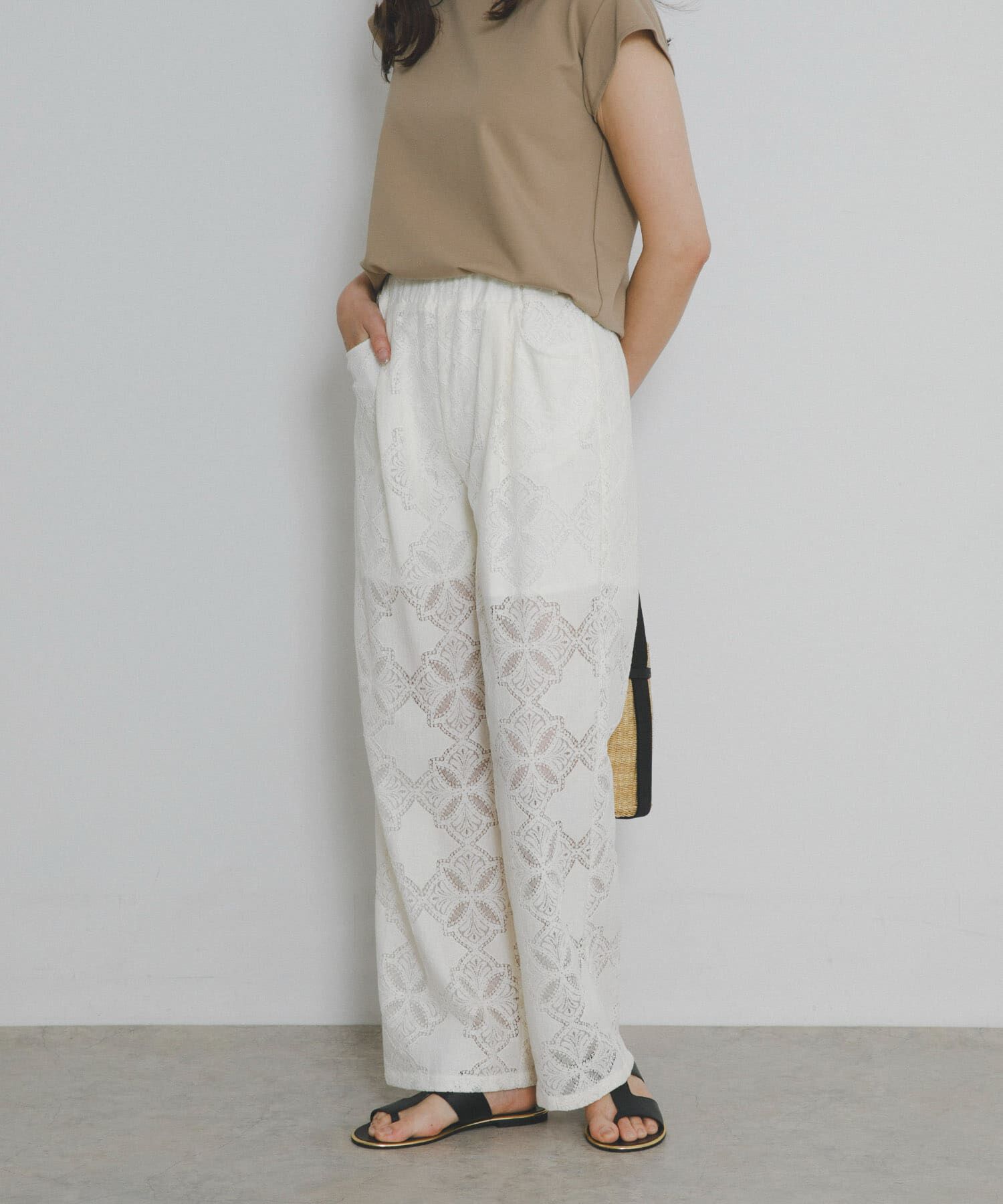 URBAN RESEARCH ROSSO「F by ROSSO　レースイージーパンツ」|その他|