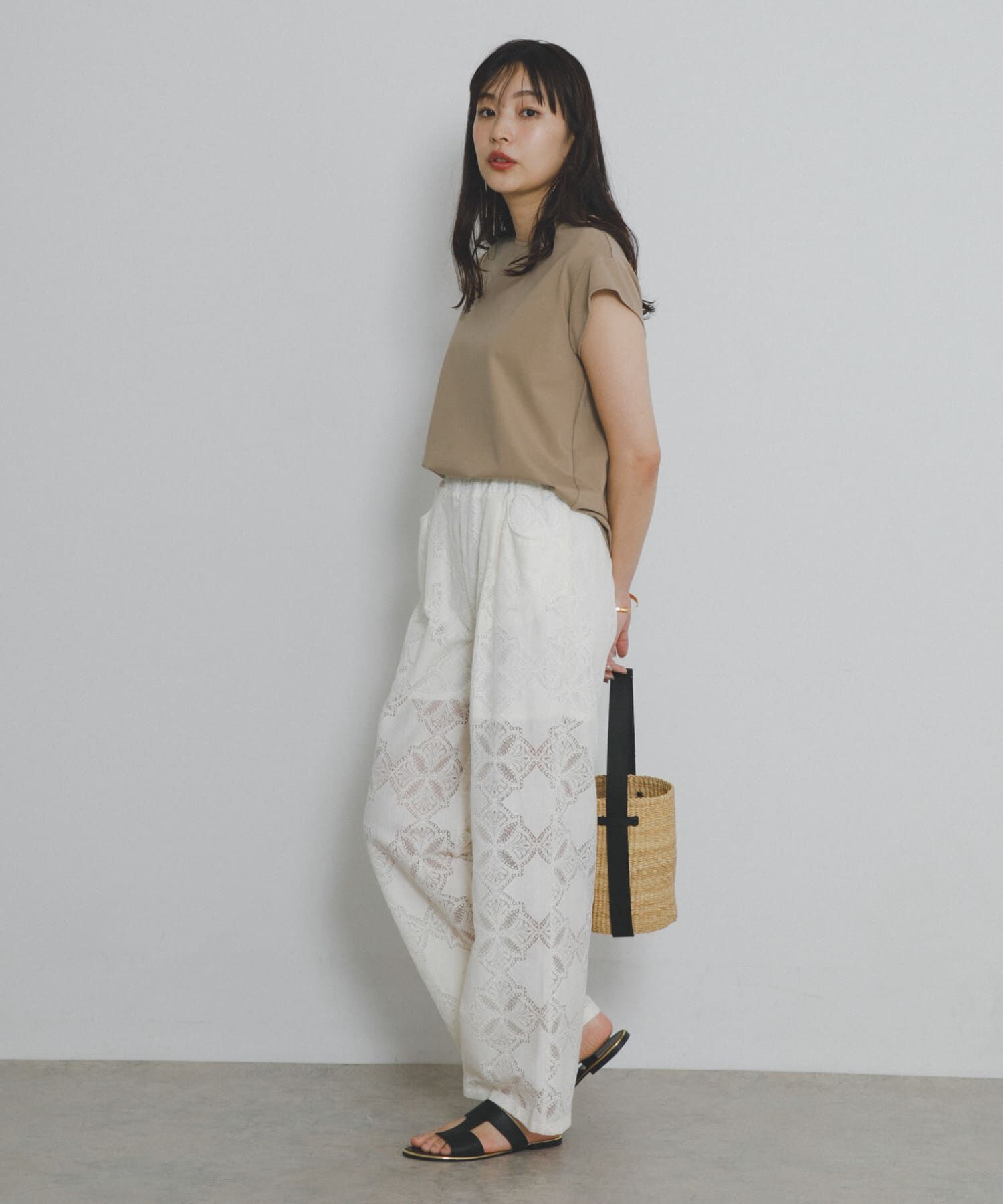 URBAN RESEARCH ROSSO「F by ROSSO　レースイージーパンツ」|その他|