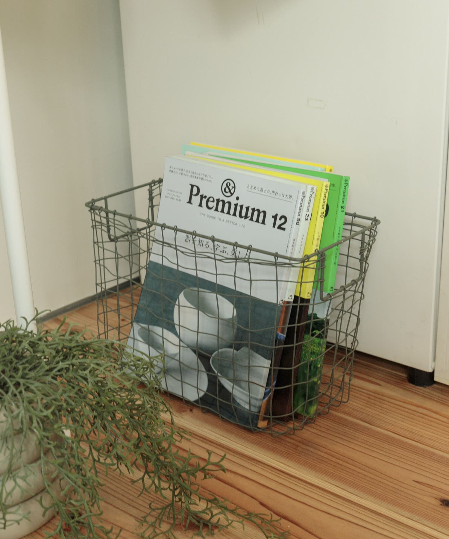 URBAN RESEARCH DOORS「fog linen work　マガジンバスケット」|その他|シルバー系その他