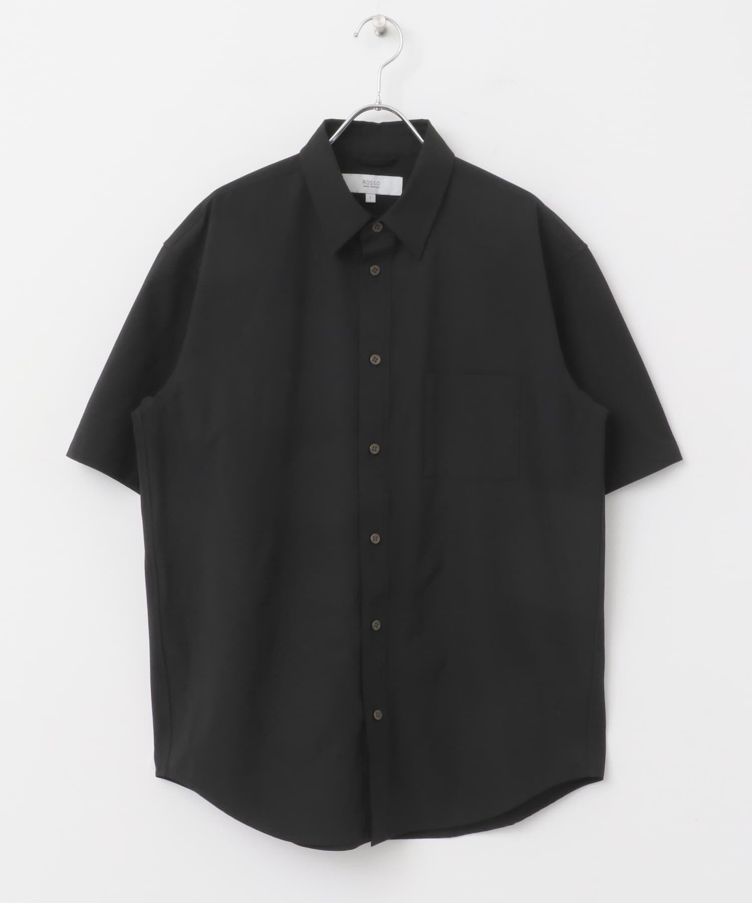 URBAN RESEARCH ROSSO「『XLサイズあり』マイクロサッカーレギュラーカラー半袖シャツ」|シャツ・ブラウス|