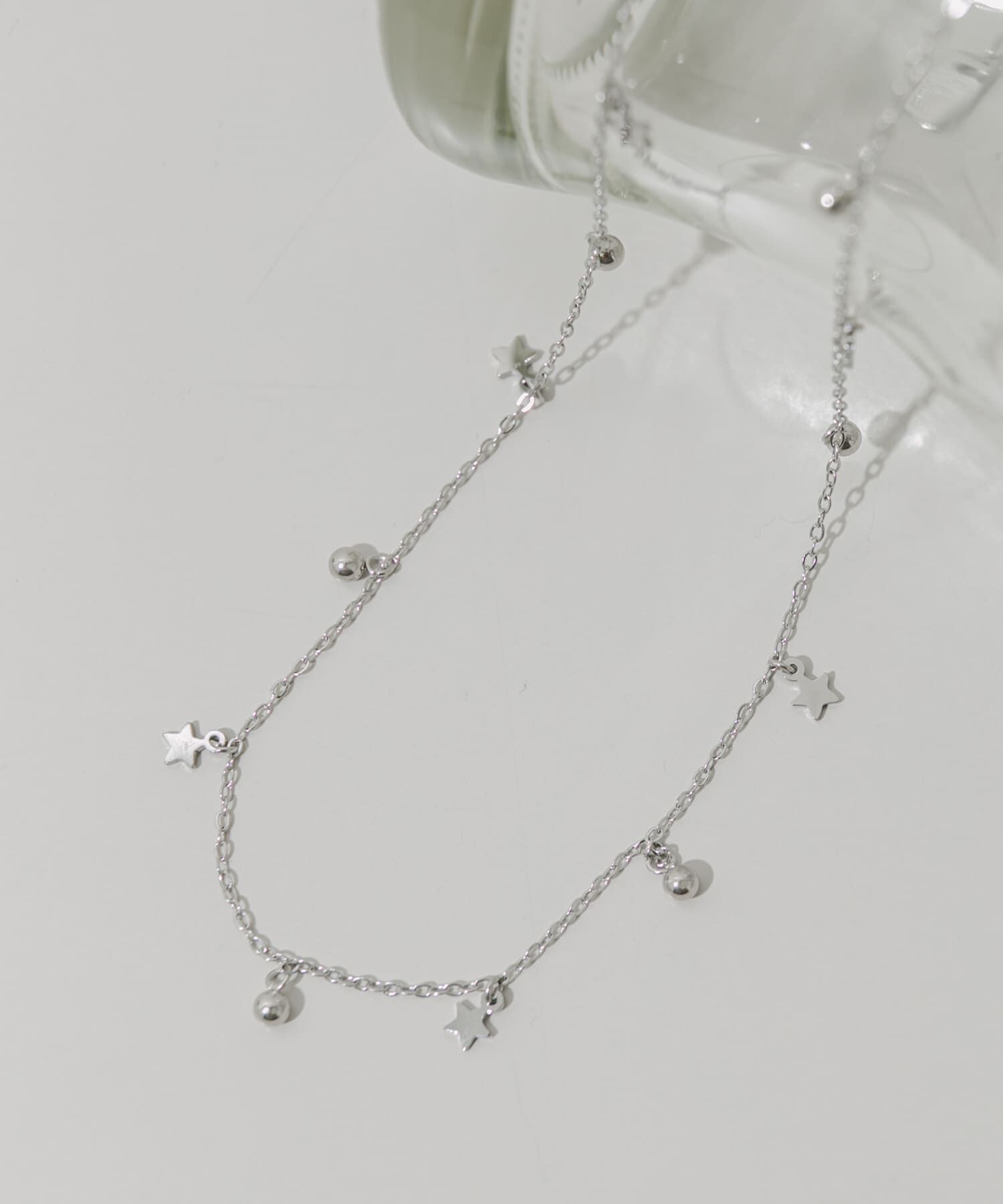 SMELLY「ステンレススターチャームネックレス」|ネックレス|