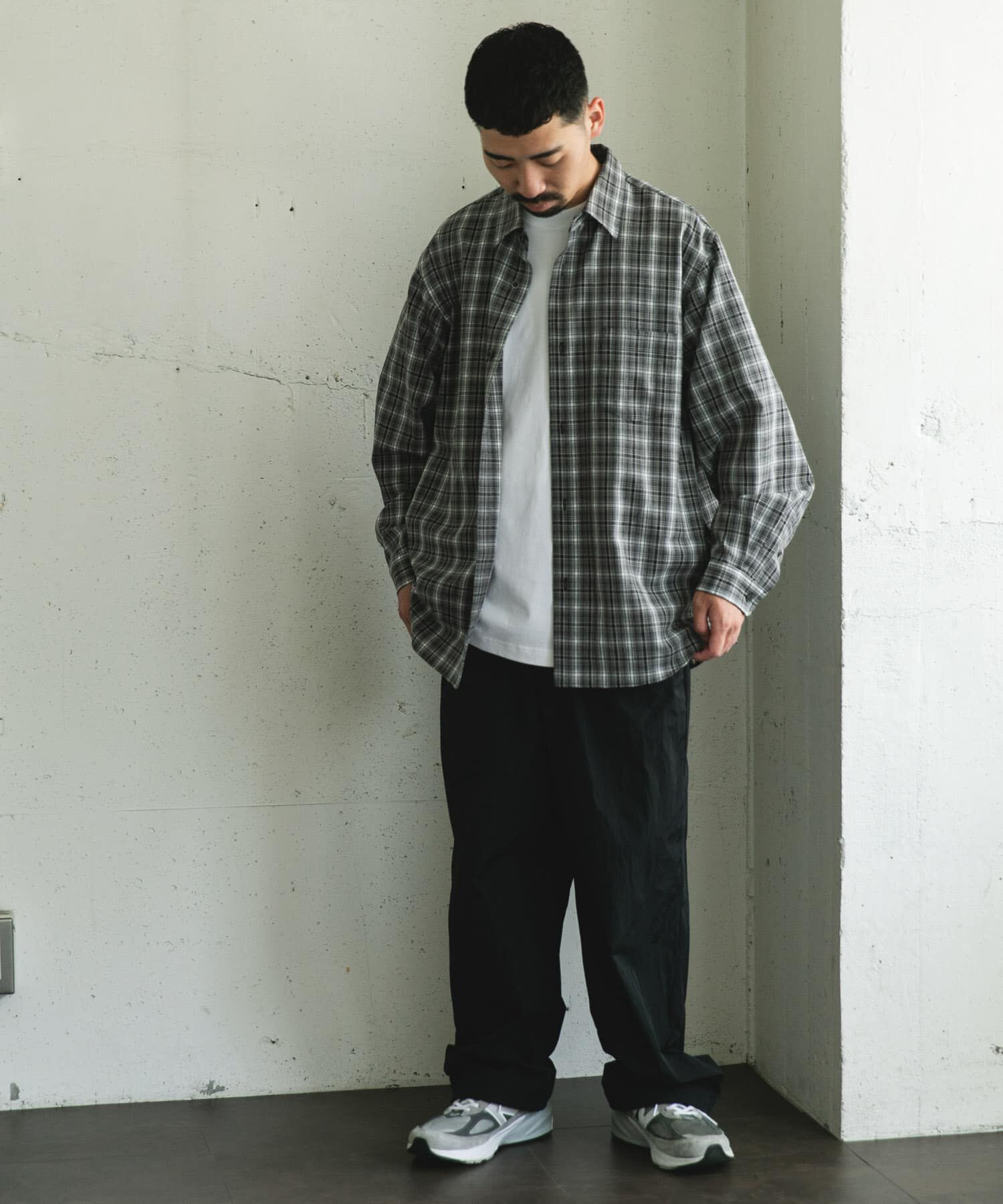 URBAN RESEARCH DOORS「オンブレチェックレギュラーカラーシャツ」|シャツ・ブラウス|