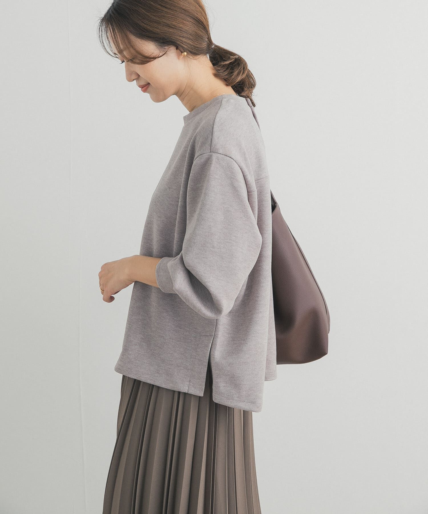 URBAN RESEARCH DOORS「BACKリングドットプルオーバー」|Tシャツ・カットソー|