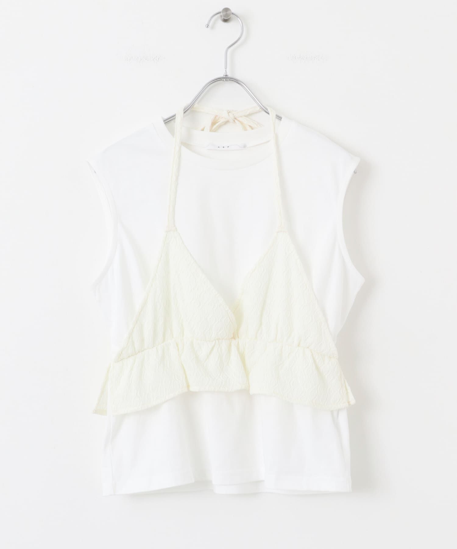  「ビスチェドッキングトップス」|Tシャツ・カットソー|