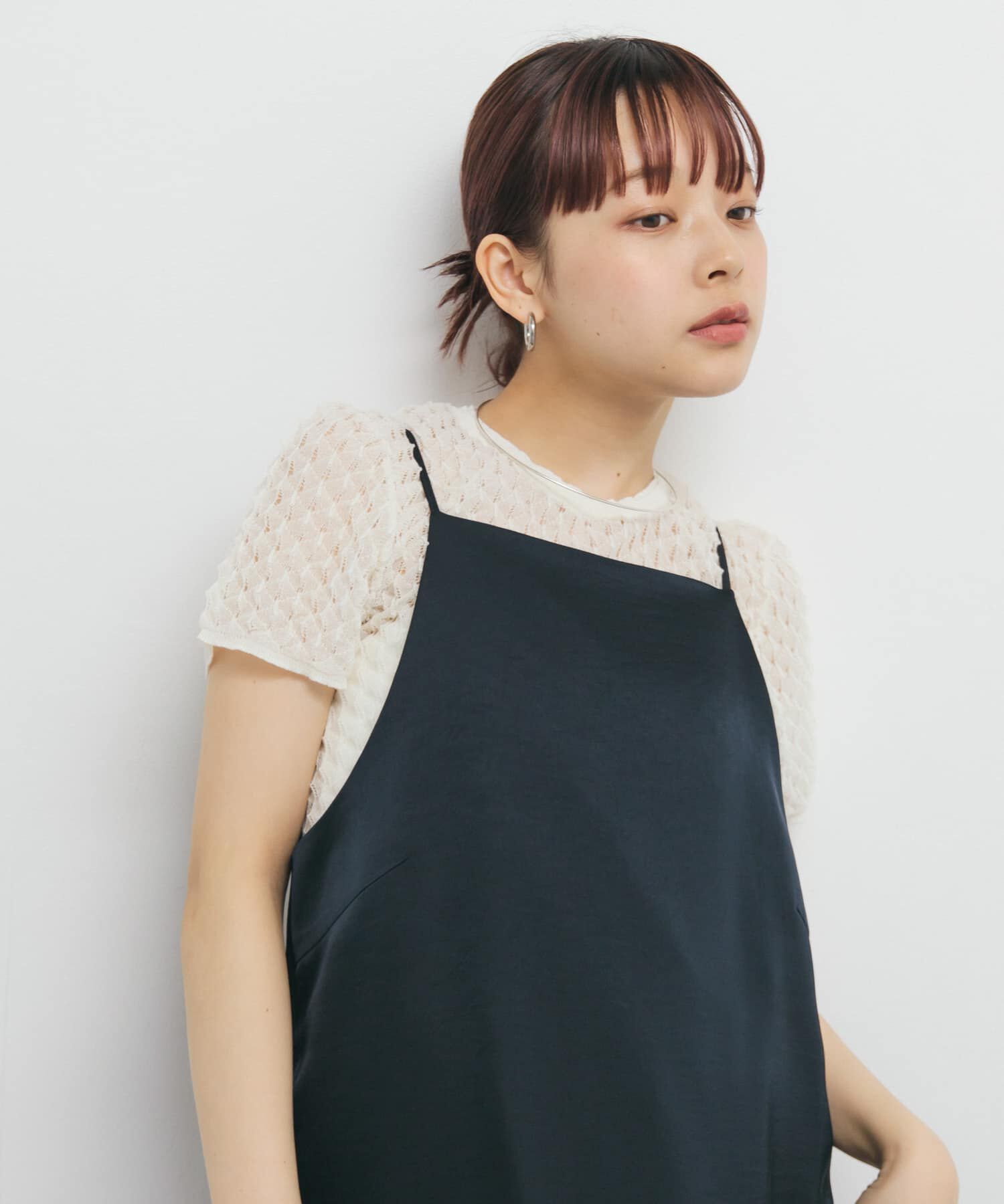  「シアークロップドニット」|ニット・セーター|