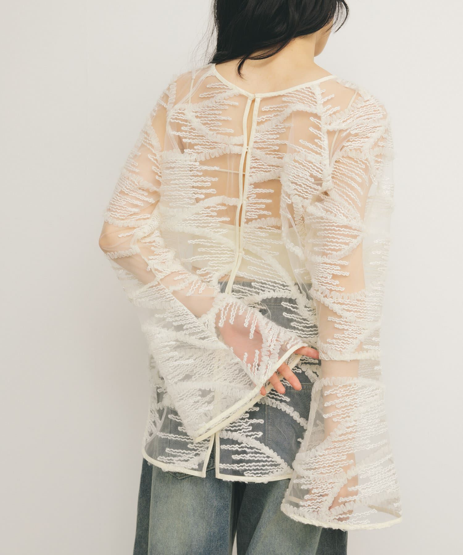  「バテンレースブラウス」|シャツ・ブラウス|