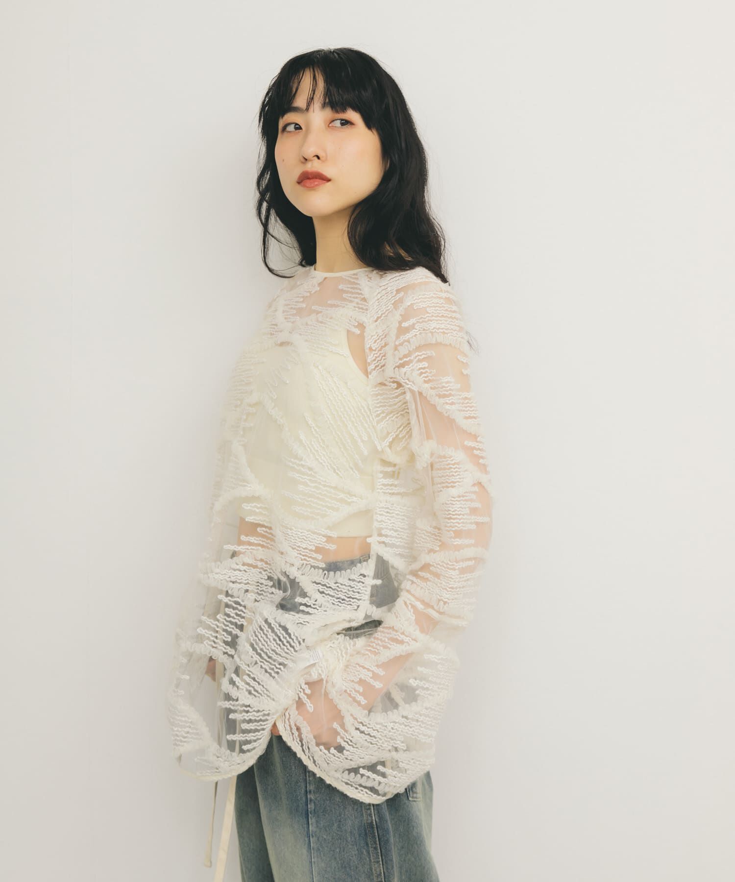  「バテンレースブラウス」|シャツ・ブラウス|