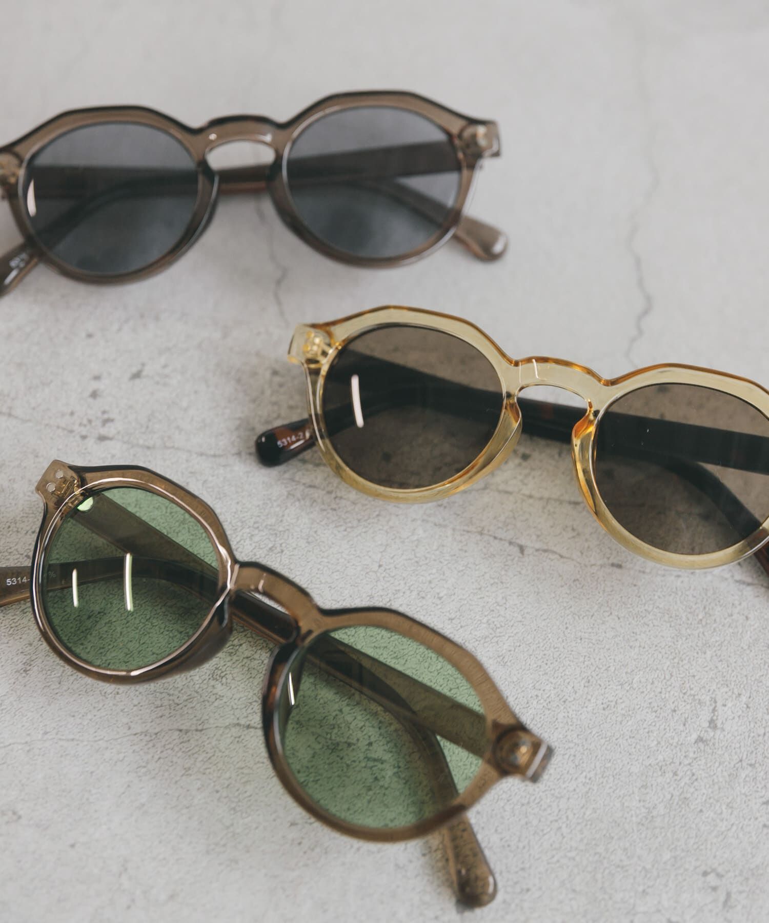  「ボストンフレームサングラス」|メガネ|