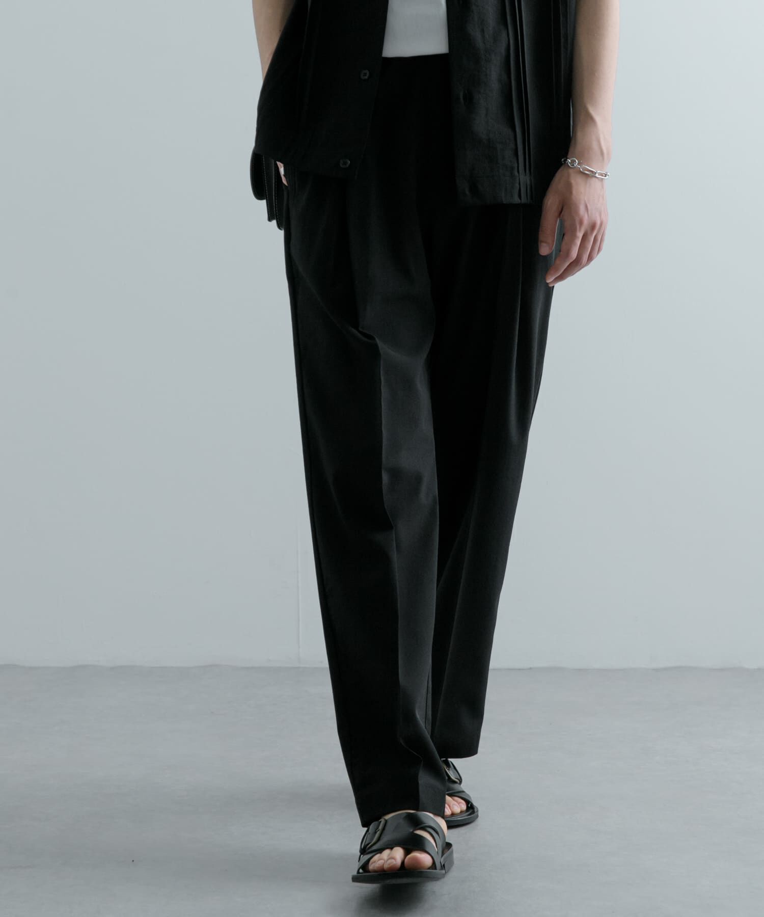 SENSE OF PLACE by URBAN RESEARCH「『セットアップ対応』 『UR TECH DRYLUXE』リネンライクテーパードパンツ」|その他|