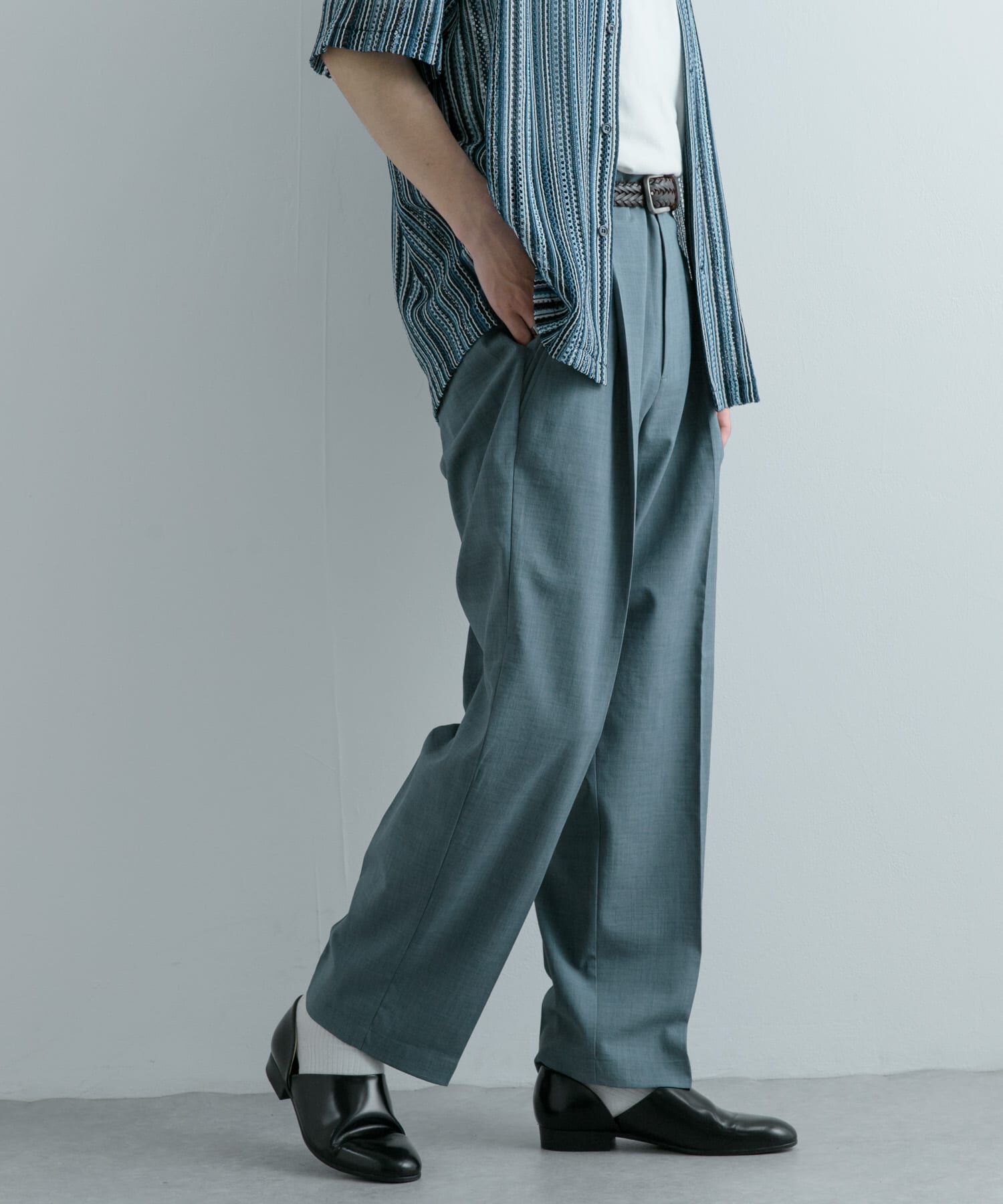 SENSE OF PLACE by URBAN RESEARCH「『セットアップ対応』 『UR TECH DRYLUXE』リネンライクテーパードパンツ」|その他|