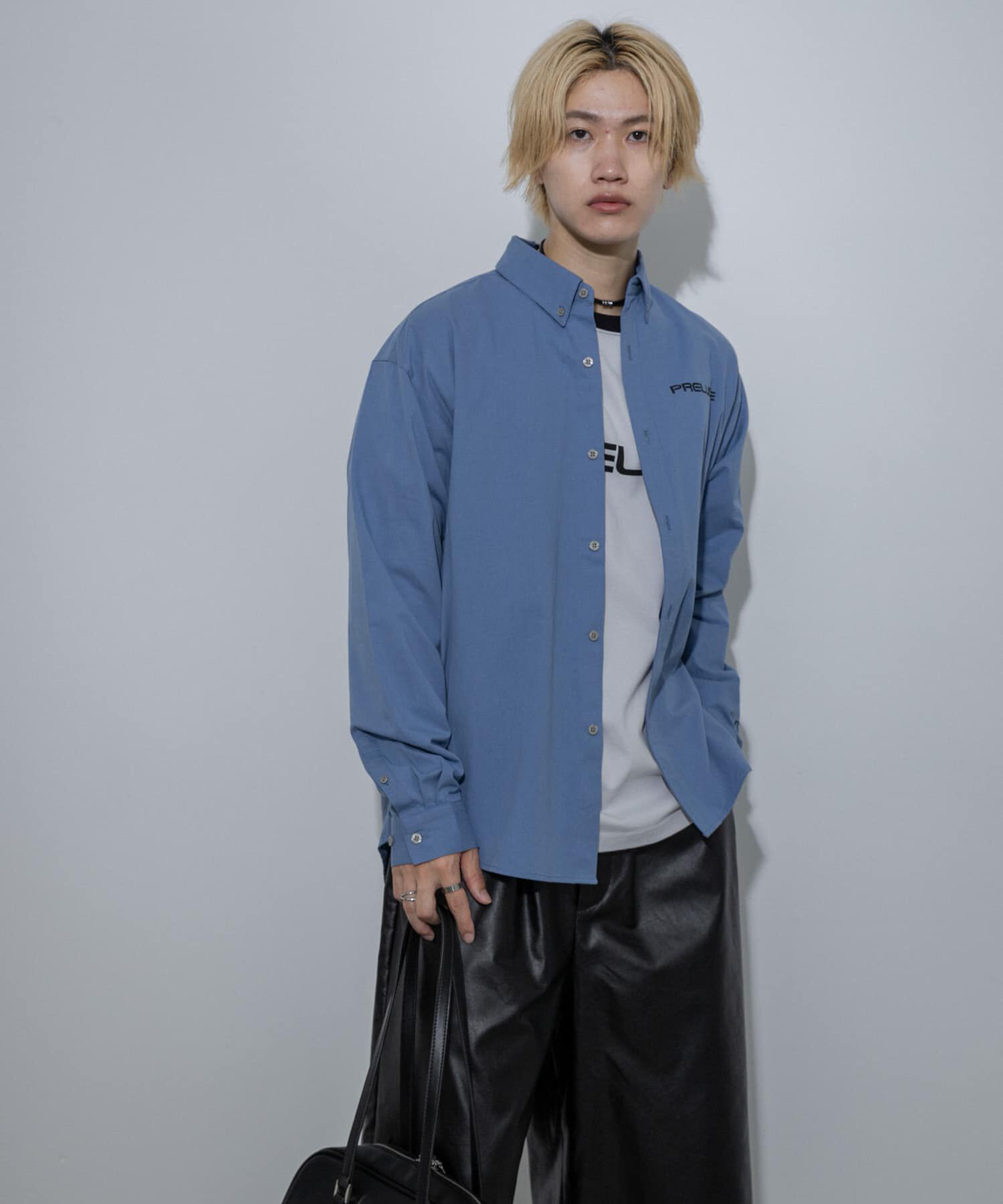 SENSE OF PLACE by URBAN RESEARCH「HONDA Button Down Long-Sleeve Shirts」|シャツ・ブラウス|ブルー
