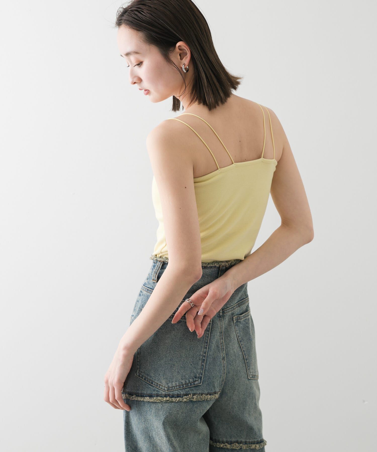 SENSE OF PLACE by URBAN RESEARCH「『一部WEB限定カラー』ダブルストラップカップツキキャミソール」|キャミソール|