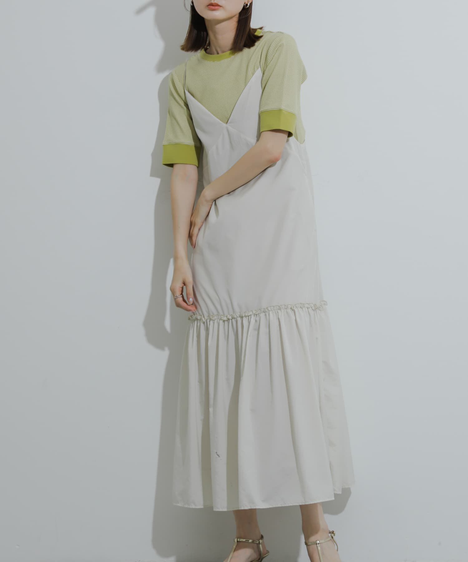 SENSE OF PLACE by URBAN RESEARCH「ティアードキャミワンピース」|ワンピース|アイボリー