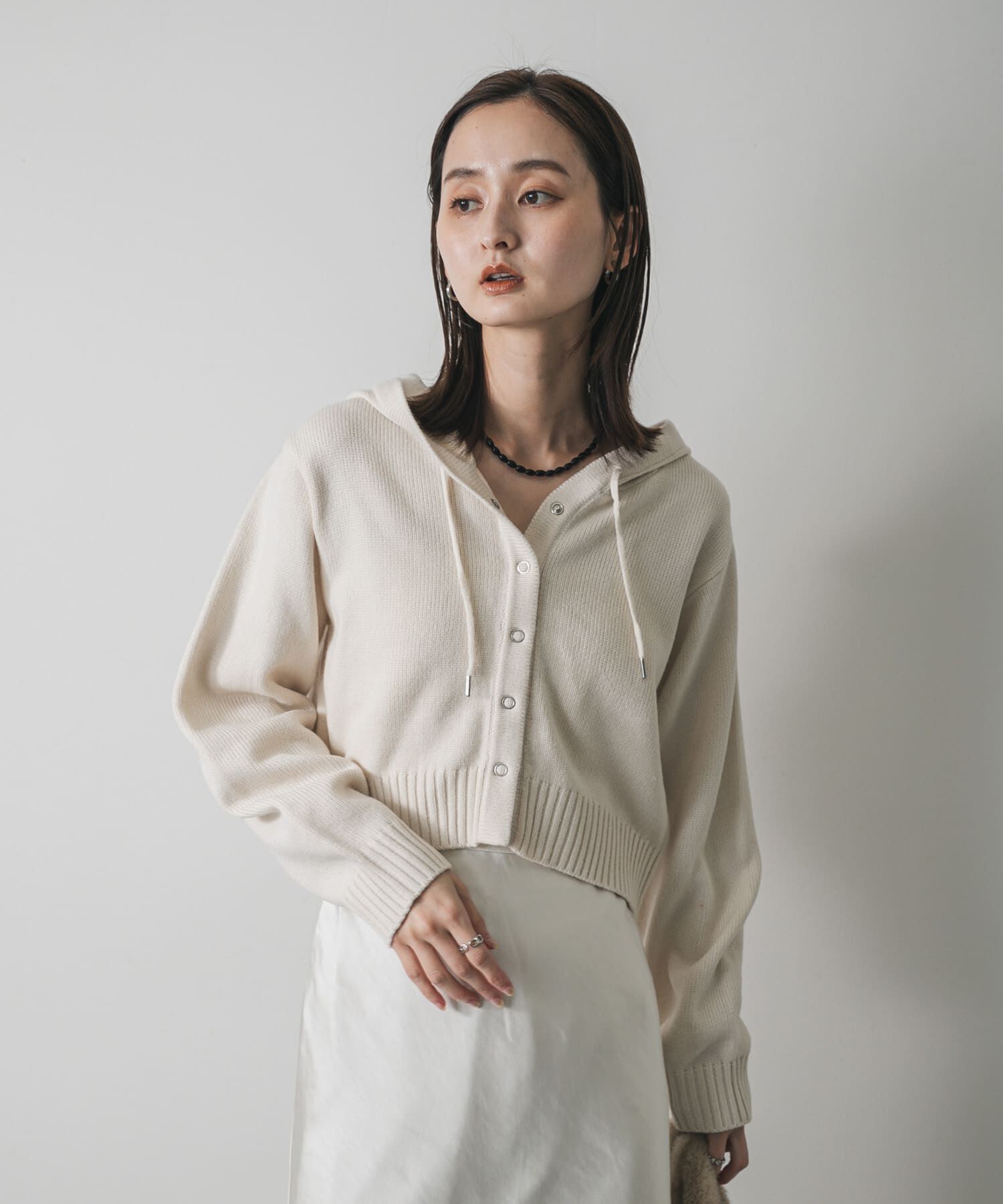 SENSE OF PLACE by URBAN RESEARCH「コンパクトフーディセーター」|ニット・セーター|