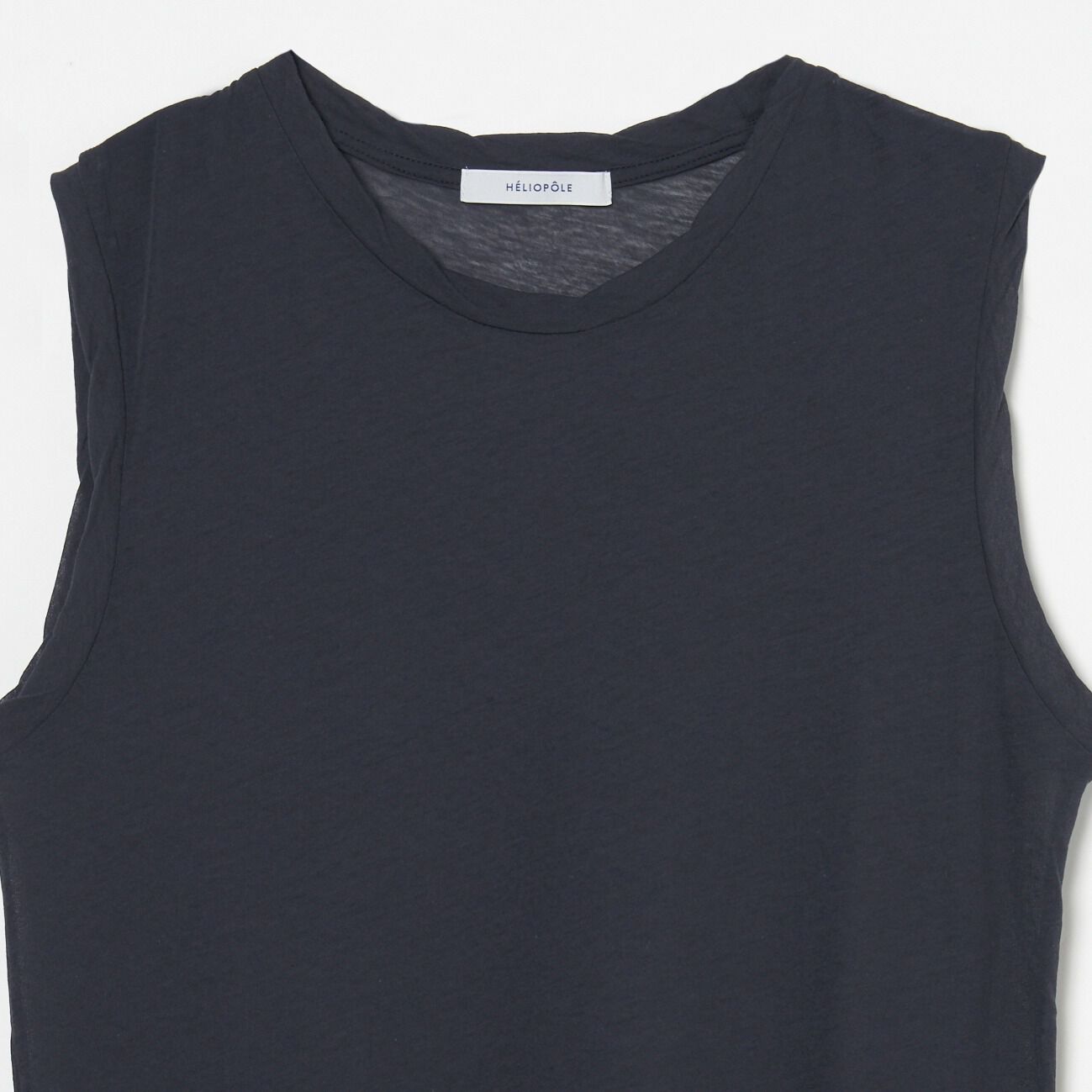 HELIOPOLE「HELIOPOLE SHEER COTTON SLEEVELESS TEE」|Tシャツ・カットソー|