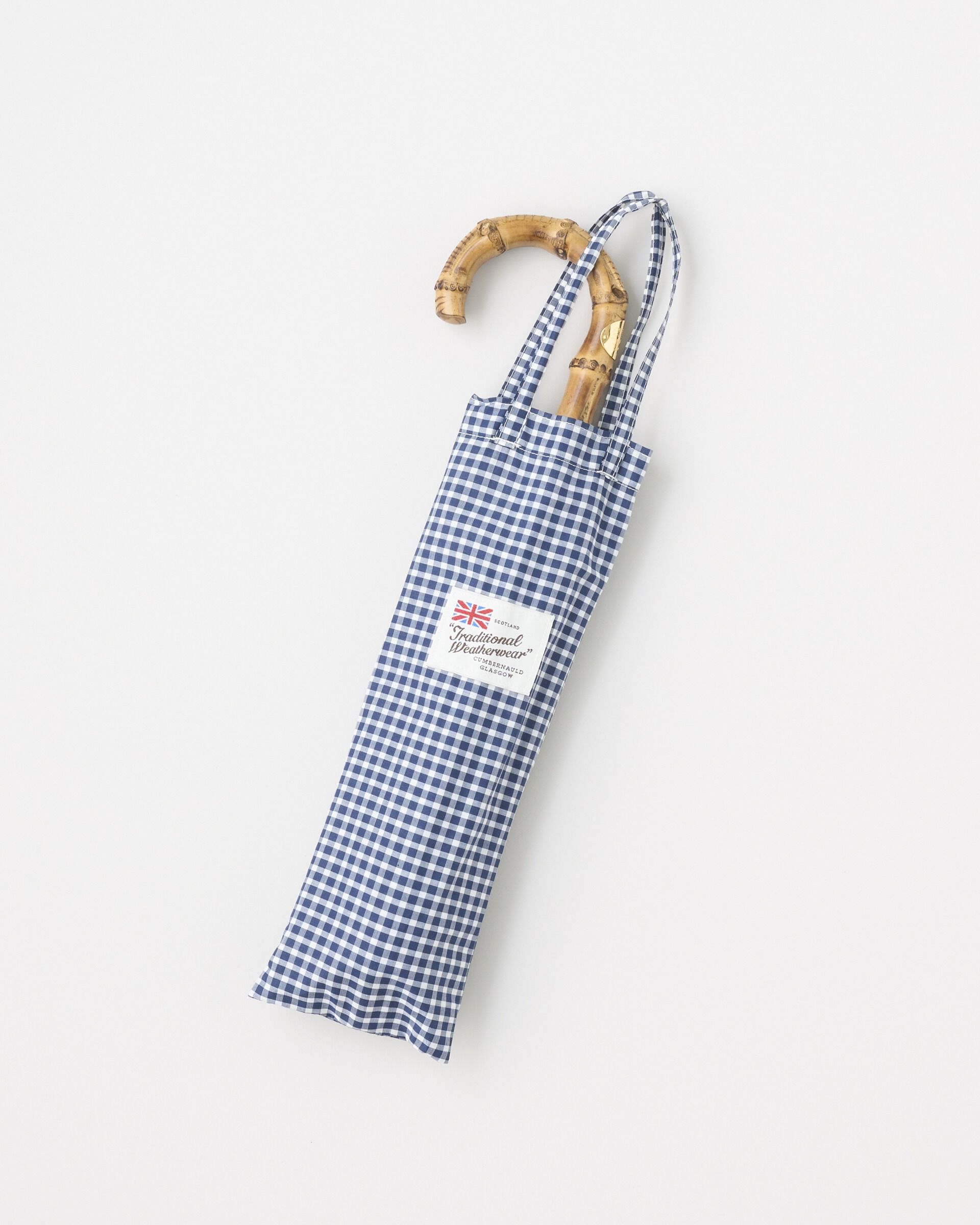 Traditional Weatherwear「FOLDING BAMBOO」|傘|ﾌﾞﾙｰ