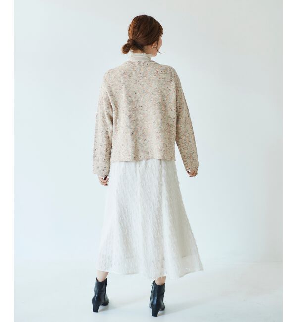 le.coeur blanc「カラーミックスニットジャケット」|その他|