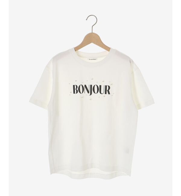  「《手洗い可能》パールロゴTシャツ」|Tシャツ・カットソー|