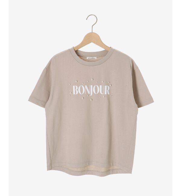  「《手洗い可能》パールロゴTシャツ」|Tシャツ・カットソー|