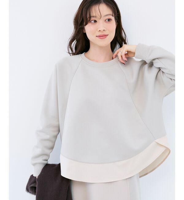  「ボンディングラグラン切替プルオーバー」|Tシャツ・カットソー|ｸﾞﾚｰｼﾞｭ