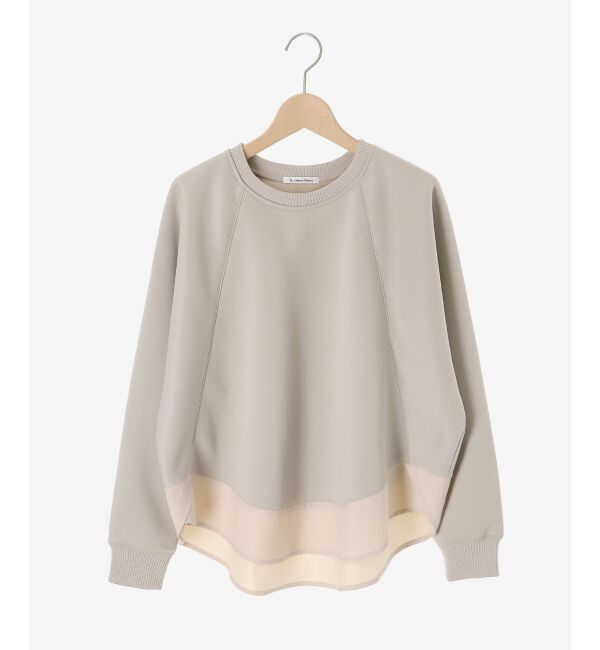  「ボンディングラグラン切替プルオーバー」|Tシャツ・カットソー|