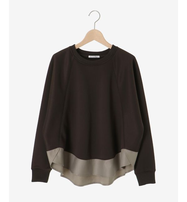  「ボンディングラグラン切替プルオーバー」|Tシャツ・カットソー|