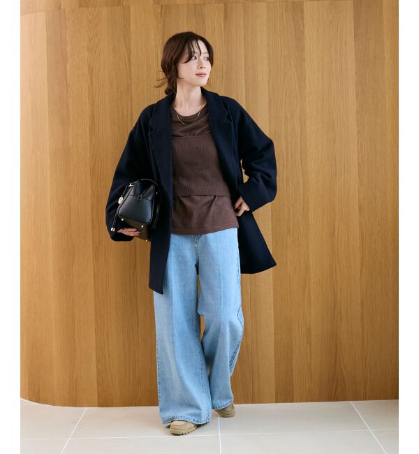  「《手洗い可能》ニットプルオーバー&times;ビスチェセット」|ニット・セーター|