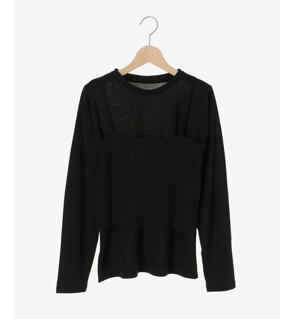  「《手洗い可能》ニットプルオーバー&times;ビスチェセット」|ニット・セーター|