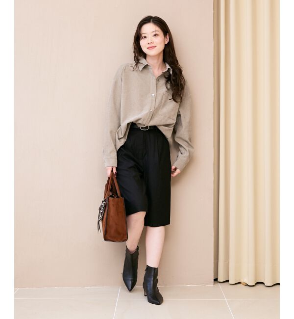  「タックデザインハーフパンツ」|その他|