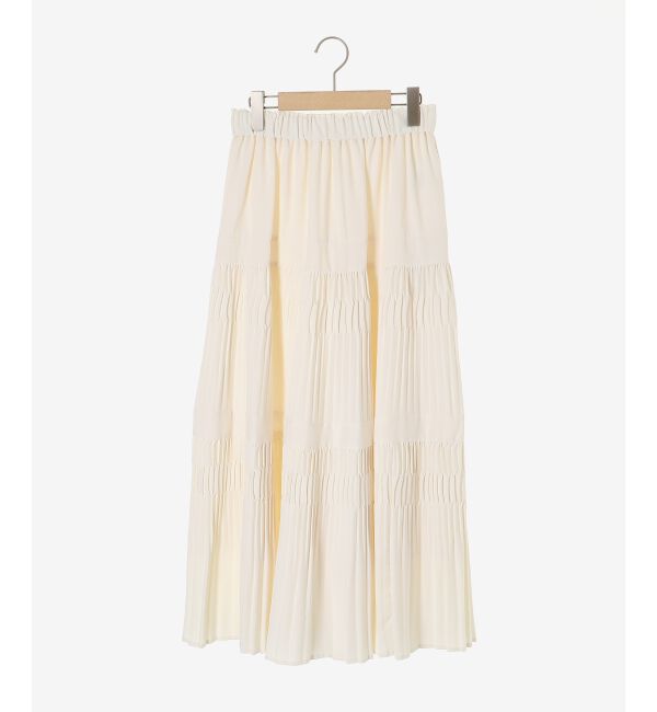  「デシン変形プリーツスカート」|スカート|